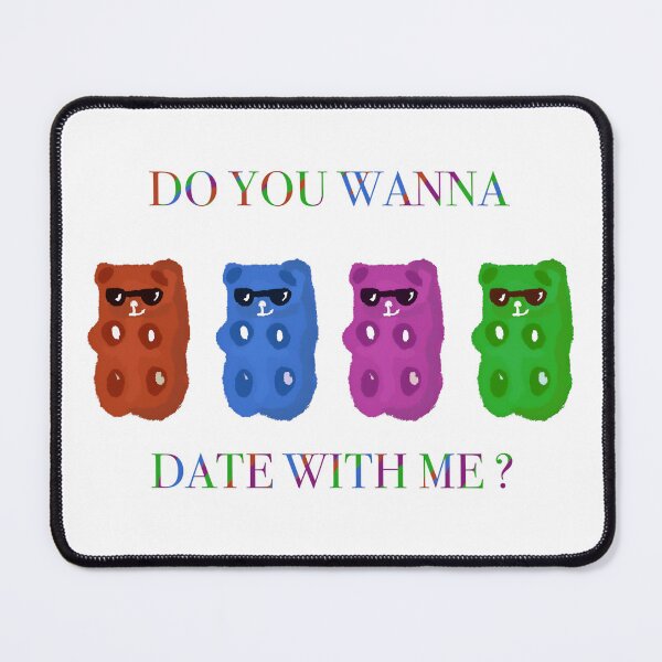 Item preview, Do You Wanna Date With Me Design by ZeesDesign on Redbubble designed and sold by ZEESDESIGN.