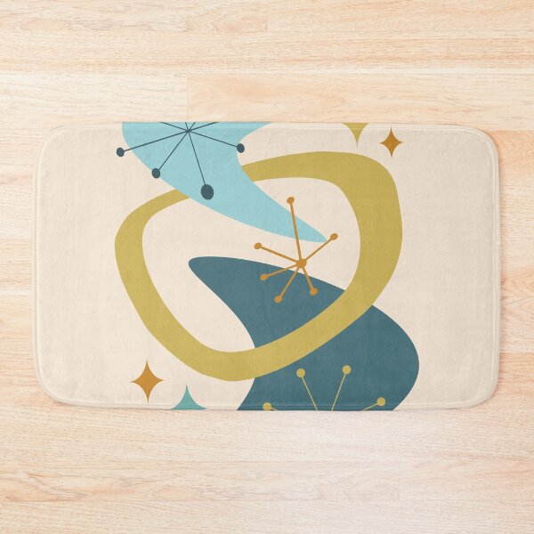 Item preview, Mid Century Atomic Age 7 Blue, Mustard designed and sold by trdstudio.
