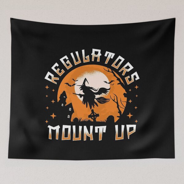 Item preview, Regulators Mount Up Funny Halloween Witch designed and sold by ghazalish.
