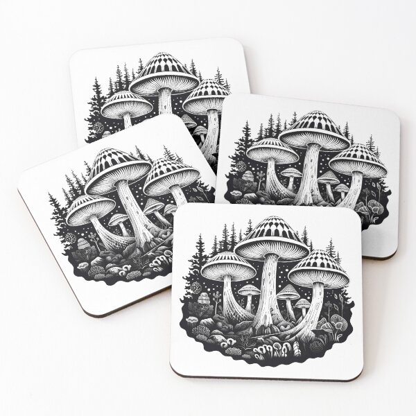 Item preview, Wonderland Mushroom forest designed and sold by AngelinaBezm.