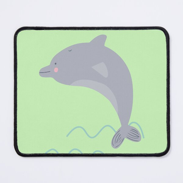 Item preview, Delfin saltando fuera del agua verde designed and sold by DofinaSur.