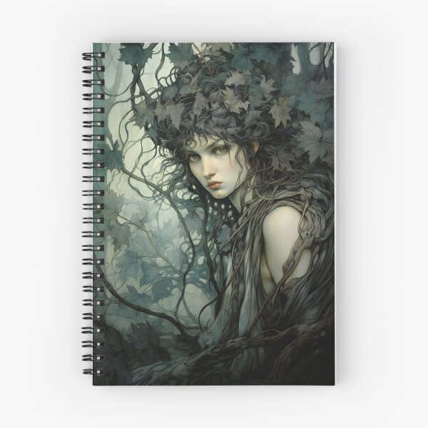 Item preview, Mysterious Vintage Dryad Girl 2 designed and sold by Art by Lilia.
