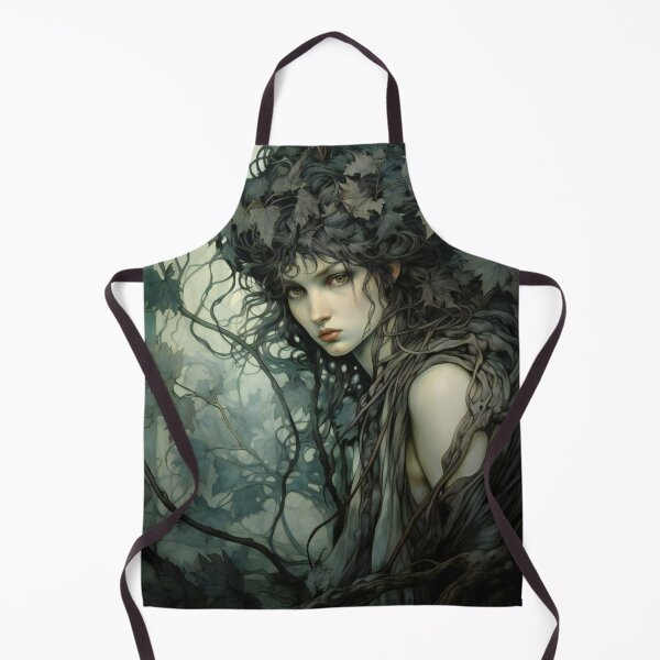 Item preview, Mysterious Vintage Dryad Girl 2 designed and sold by Art by Lilia.