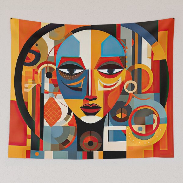 Item preview, African Style Bauhaus Design designed and sold by ArtificialGenes.
