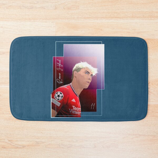 Item preview, Rasmus Hojlund Man Utd Square Background Transparrent Illustration designed and sold by VibesAndVision.