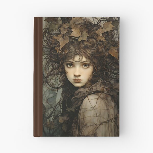 Item preview, Mysterious Vintage Dryad Girl 3 designed and sold by Art by Lilia.
