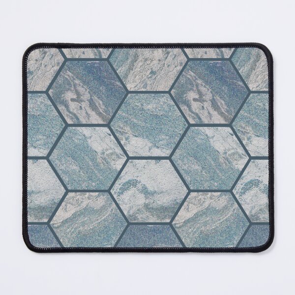 Item preview, Hexagon tile marble gray designed and sold by Alessandro Remo Mazzoni Remotextiles.