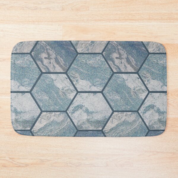 Item preview, Hexagon tile marble gray designed and sold by Alessandro Remo Mazzoni Remotextiles.