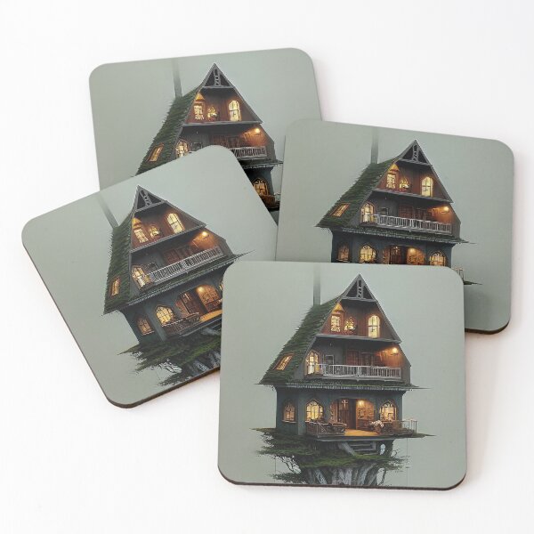 Item preview, Creepy tall treehouse/tree high-rise designed and sold by depthsofthemind.