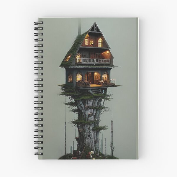 Item preview, Creepy tall treehouse/tree high-rise designed and sold by depthsofthemind.