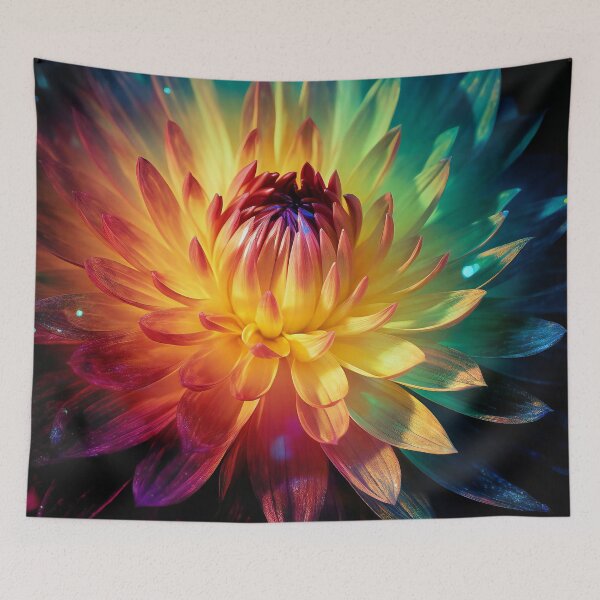 Item preview, Rainbow Dahlia 2 designed and sold by Art by Lilia.