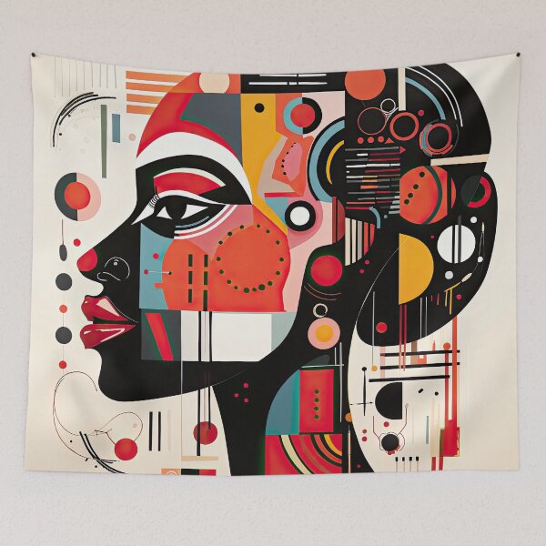 Item preview, African Style Bauhaus Design designed and sold by ArtificialGenes.