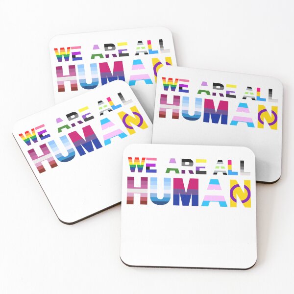 Item preview, We Are All Human - All Flags designed and sold by Mc  Matters.