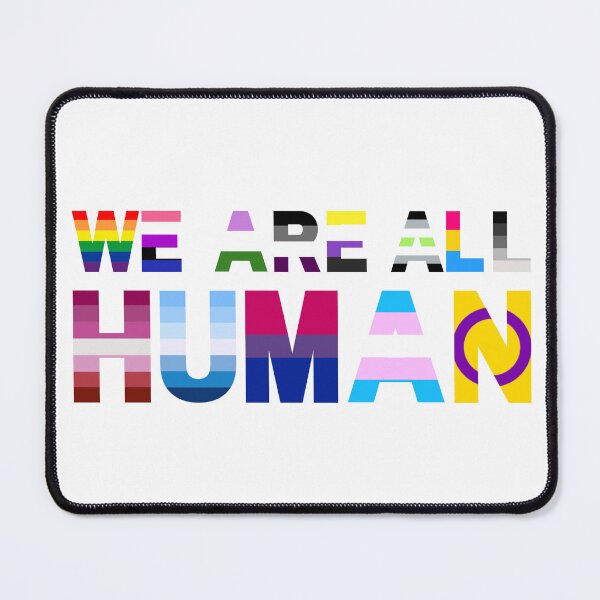 Item preview, We Are All Human - All Flags designed and sold by Mc Matters.