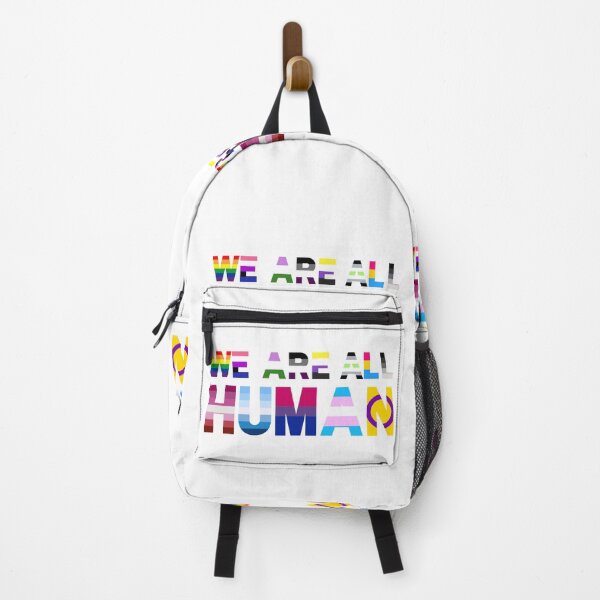 Item preview, We Are All Human - All Flags designed and sold by Mc Matters.