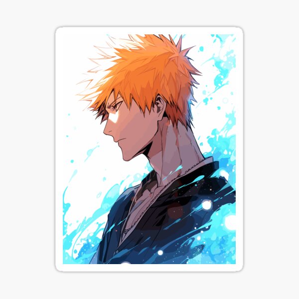 Anime Orange Hair Stickers for Sale Redbubble