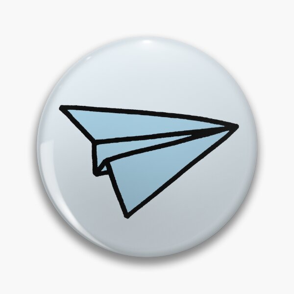 Artikelvorschau, Blue Paper Airplane entworfen und verkauft von Lil-Bit-Batty.