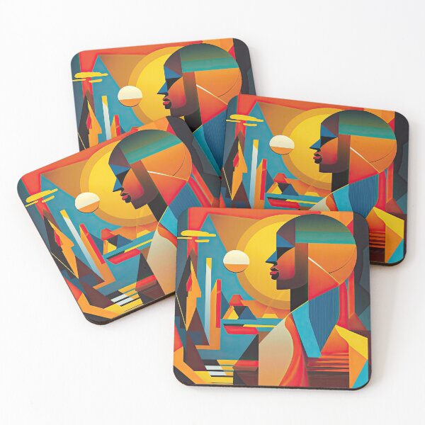 Item preview, African Style Bauhaus Design designed and sold by ArtificialGenes.