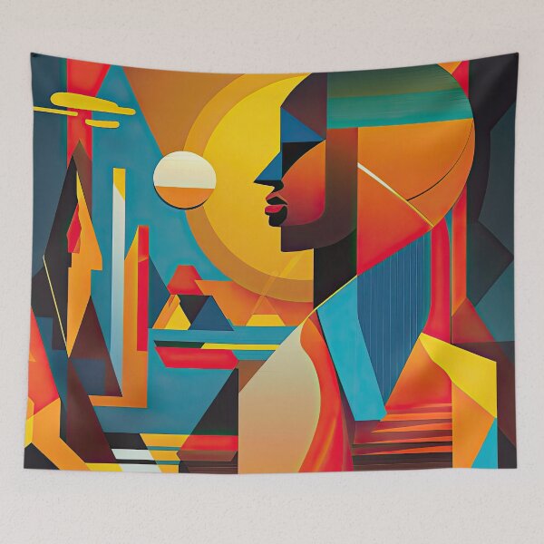Item preview, African Style Bauhaus Design designed and sold by ArtificialGenes.
