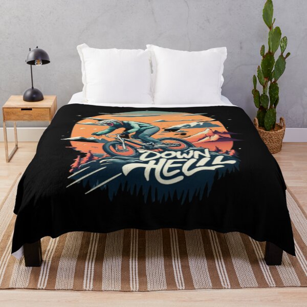 Item preview, Retro Downhill Mountain Biking designed and sold by blakfrog.