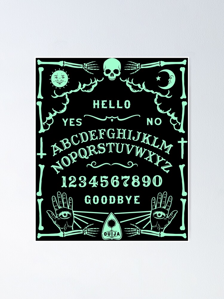 Poster for Sale avec l'œuvre « planche Ouija » de l'artiste
