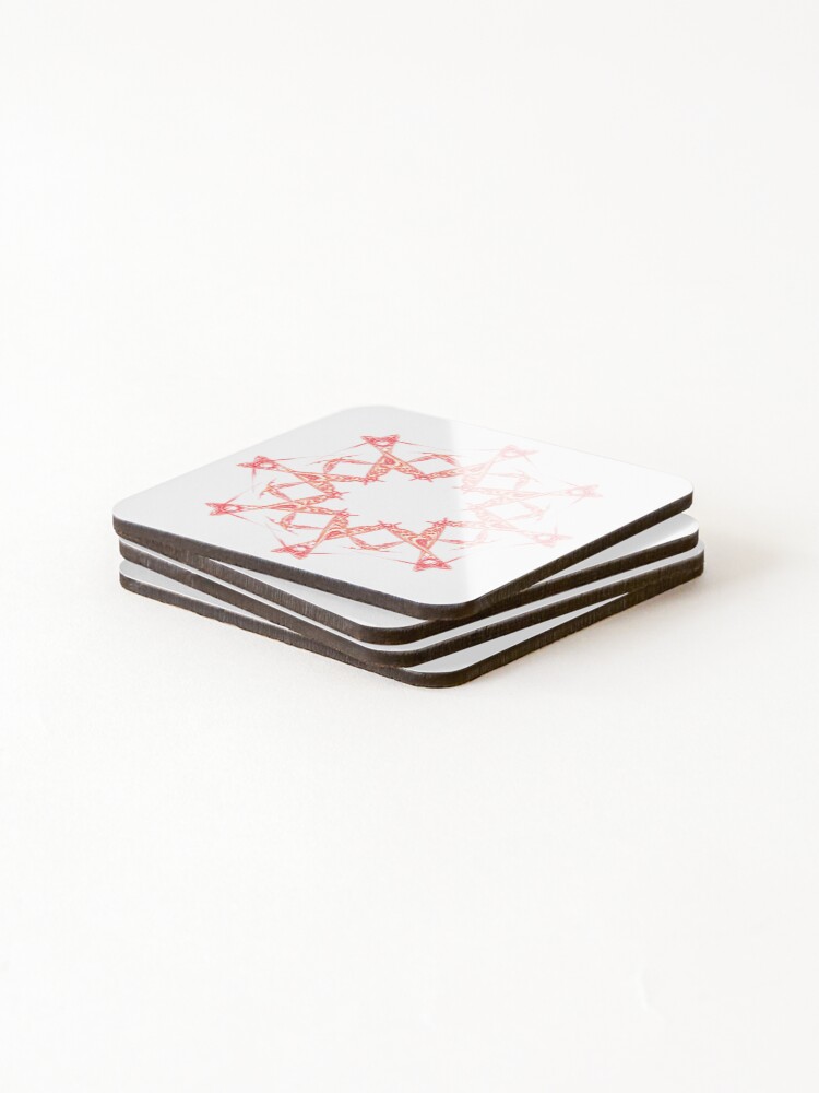 Thumbnail 4 of 5, Coasters (Set of 4), Red Star designed and sold by RomeoAzahar.