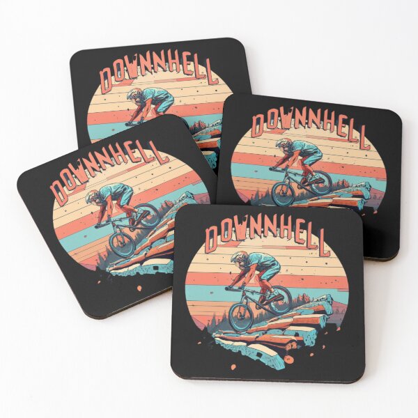 Item preview, Retro Downhill Mountain Biking designed and sold by blakfrog.