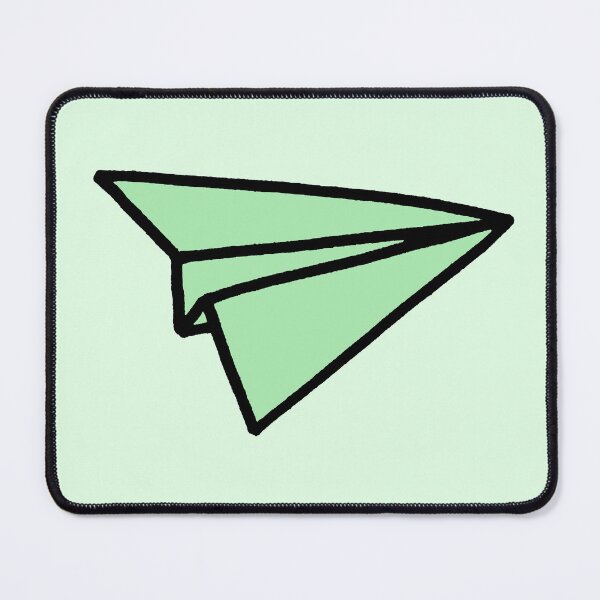 Item preview, Green Paper Airplane designed and sold by Lil-Bit-Batty.