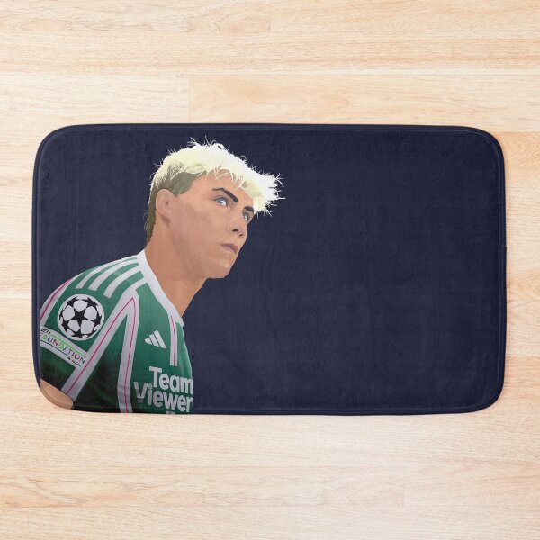 Item preview, Rasmus Hojlund Man Utd and Denmark Player Illustration Portrait Transparrent designed and sold by VibesAndVision.