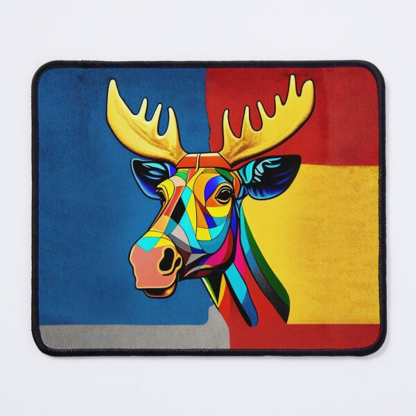 Item preview, Moose - colourful art designed and sold by Julia Rudens.