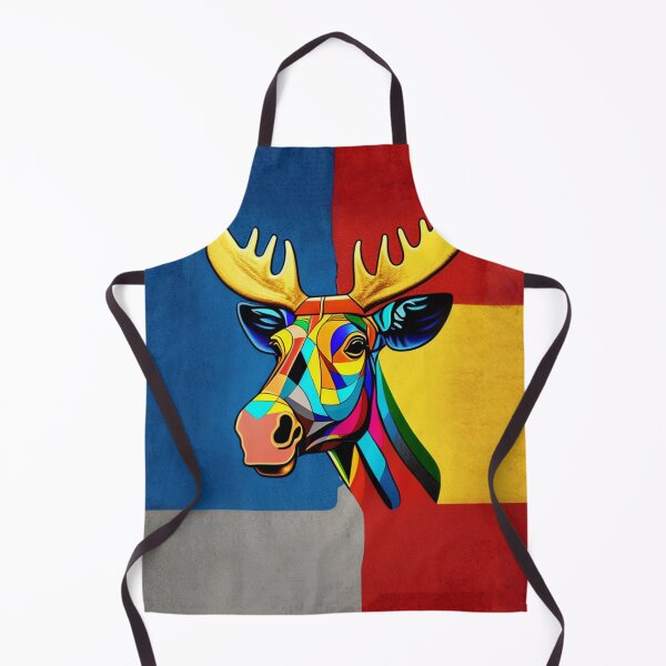 Item preview, Moose - colourful art designed and sold by Julia Rudens.