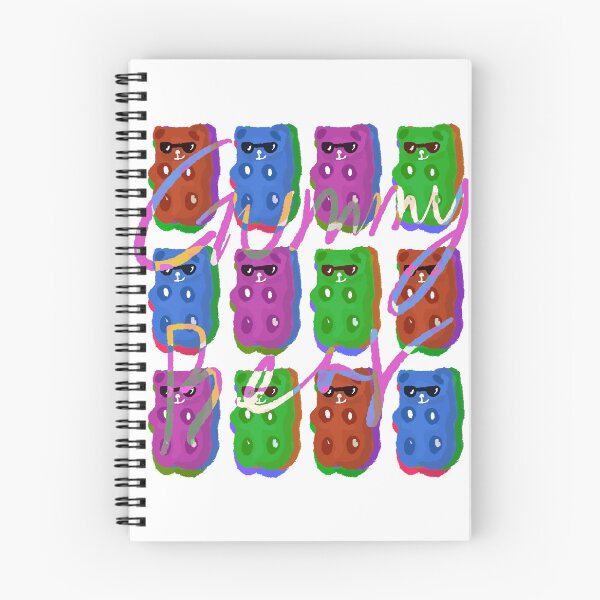 Item preview, Colorful Gummy Bear Design by ZeesDesign on Redbubble designed and sold by ZEESDESIGN.