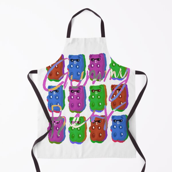 Item preview, Colorful Gummy Bear Design by ZeesDesign on Redbubble designed and sold by ZEESDESIGN.