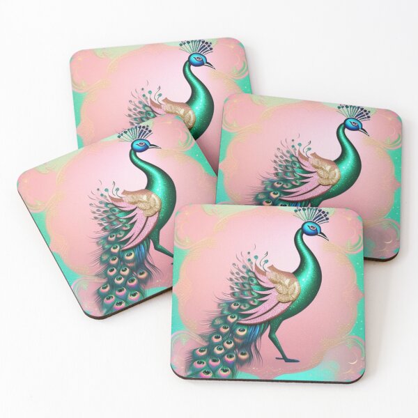 Item preview, Metallic pastels Peacock  designed and sold by Roxburylane.