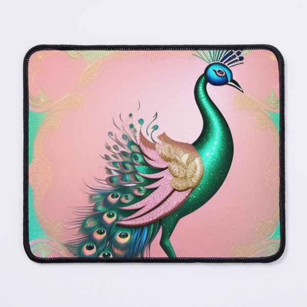 Item preview, Metallic pastels Peacock designed and sold by Roxburylane.