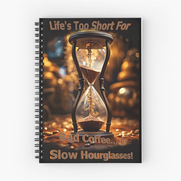 Item preview, Coffee Time Twist: Hourglass Drips & Sips! designed and sold by Newpixelland.