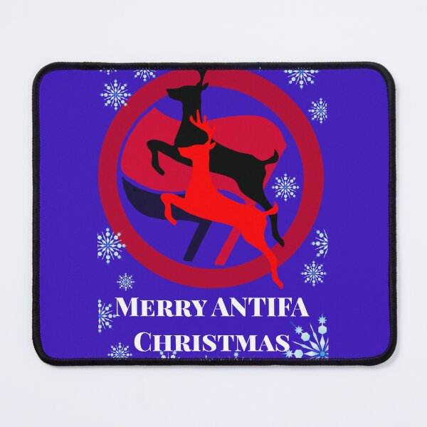 Item preview, Antifa Reindeer Christmas designed and sold by TheArtOrchard.