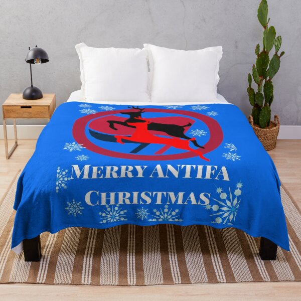 Item preview, Antifa Reindeer Christmas designed and sold by TheArtOrchard.