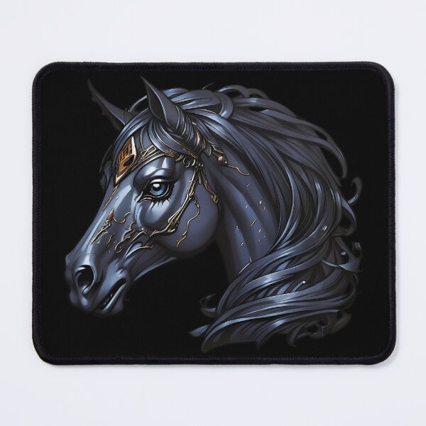 Item preview, Dark wraith horse portrait designed and sold by twisted-dot.