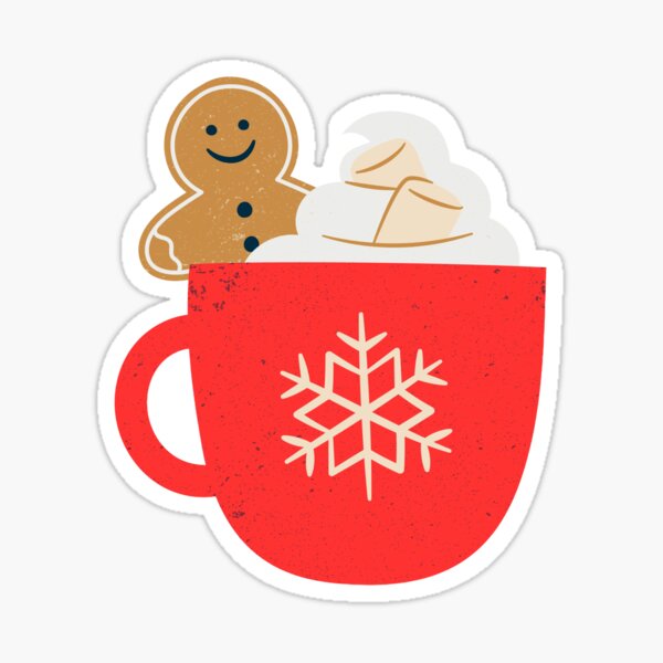 hot chocolate Sticker for Sale by cinnamonknot