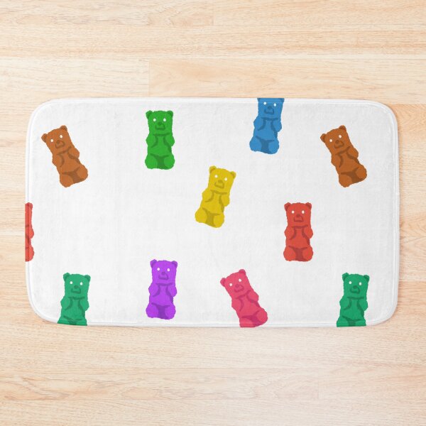 Item preview, Gummy Bear Pattern Design by ZeesDesign on Redbubble designed and sold by ZEESDESIGN.