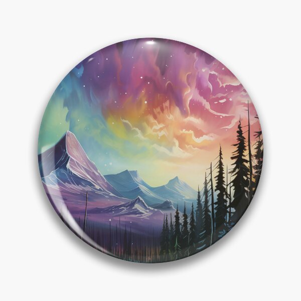 Item preview, Aurora borealis light landscape 1 designed and sold by Art by Lilia.