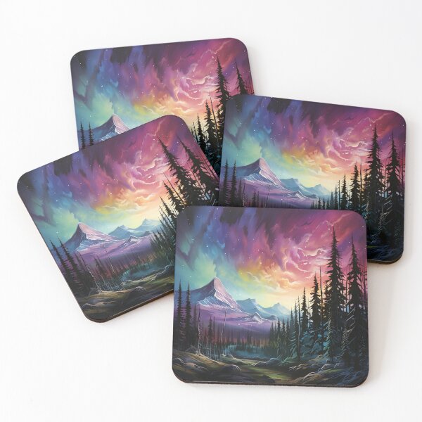 Item preview, Aurora borealis light landscape 1 designed and sold by Art by Lilia.