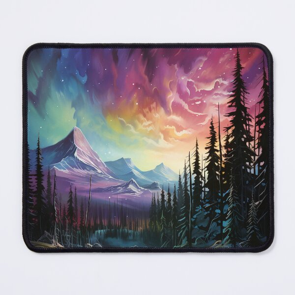 Item preview, Aurora borealis light landscape 1 designed and sold by Art by Lilia.