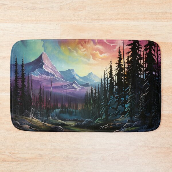 Item preview, Aurora borealis light landscape 1 designed and sold by Art by Lilia.