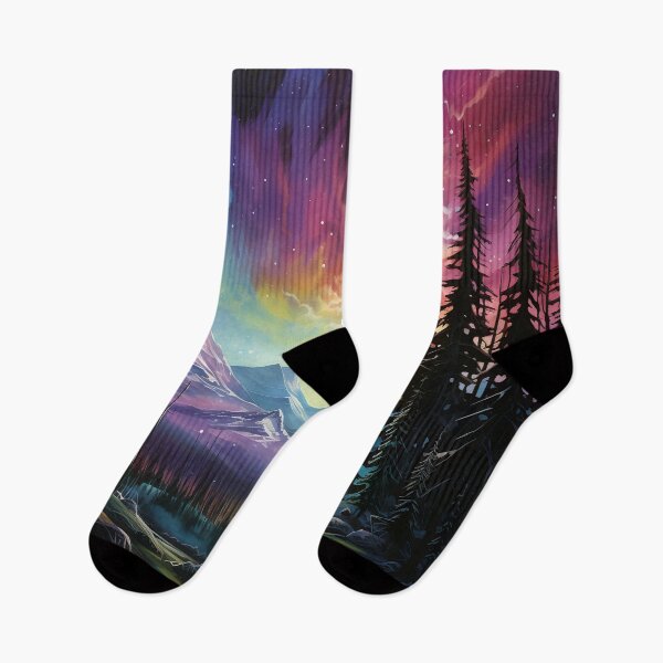 Item preview, Aurora borealis light landscape 1 designed and sold by Art by Lilia.