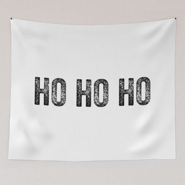 Item preview, Ho Ho Ho - Merry Christmas (Black Text) designed and sold by STUDIO-72.