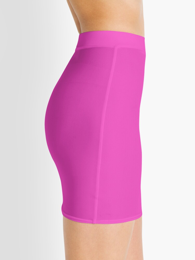 Thumbnail 2 of 4, Mini Skirt, Neo Pink Color designed and sold by Claudiocmb.