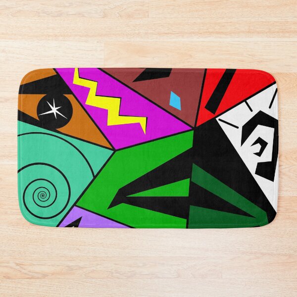 Item preview, Abstract Patchwork Face Art  designed and sold by Barrett York.
