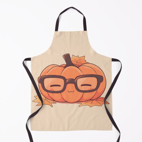 Item preview, Cute smiling pumpkin with glasses designed and sold by Trendy-Artistry.